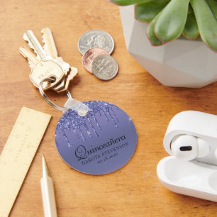 Porte-clés Parties scintillant pourpre de séchage Lavender