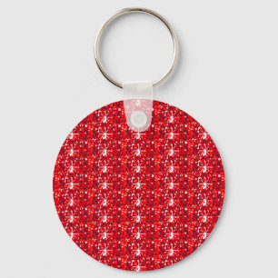 Porte-clés Parties scintillant rouge porte - clé