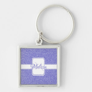 Porte-clés Parties scintillant violet Porte - clé personnalis