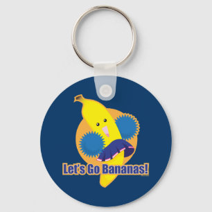Porte-clés Partons des bananes !