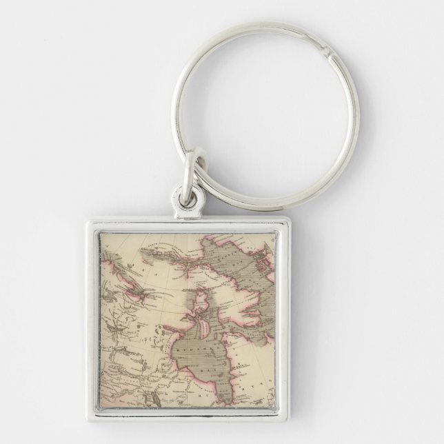 Porte-clés Pas d'Amérique possessions britanniques (Devant)