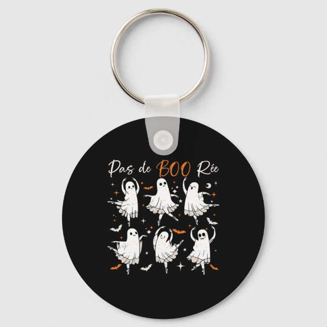 Porte-clés Pas De Boo-rée Funny Ballet Ghosts Danse Professeu (Recto)