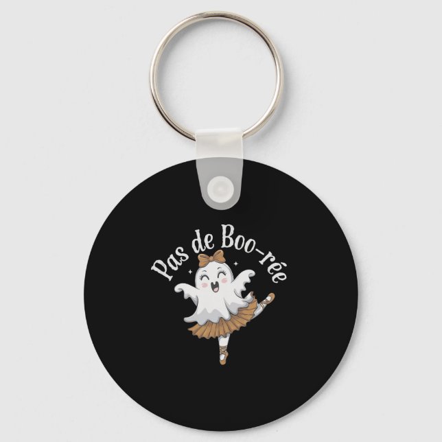 Porte-clés Pas De Boo-rée Funny Byllet Ghosts Halloween Dance (Recto)