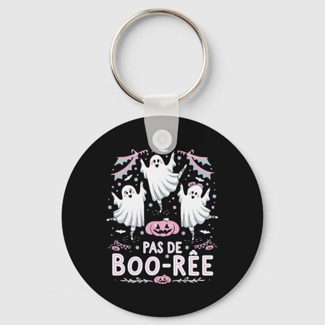 Porte-clés Pas De Boo-rée Ghost Ballet Danse Professeur Funny (Recto)