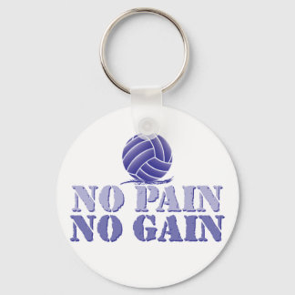 Porte-clés Pas de douleur pas de gain Volleyball
