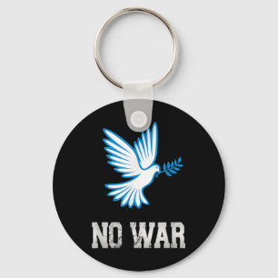 Porte-clés Pas De Guerre, La Colombe De Paix, Anti-Guerre, Pa
