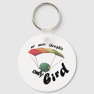 Porte-clés pas de pensées seulement oiseau