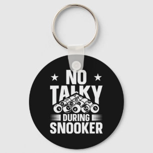 Porte-clés Pas de Talker pendant Snooker Funny Billiards Sile