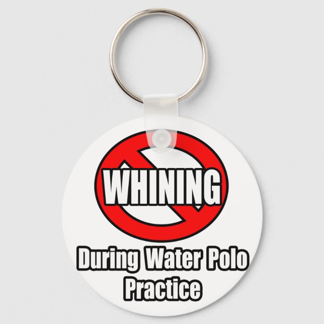 Porte-clés Pas De Whayers Pendant La Pratique Du Polo D'Eau (Recto)