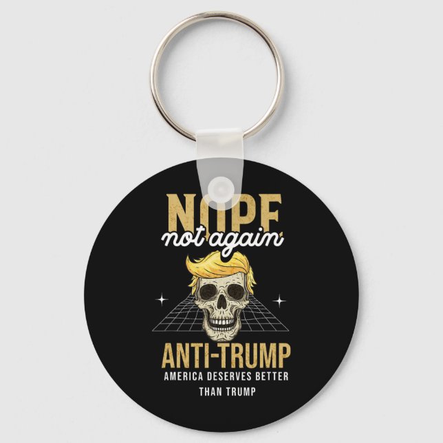 Porte-clés Pas encore Anti-Trump 2024 (Recto)