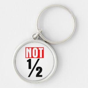 Porte-clés Pas la moitié