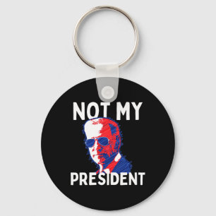 Porte-clés Pas mon président Biden - Pro Trump 2020 Républica