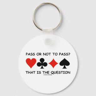 Porte-clés Passage ou pas au passage qui est la question (le