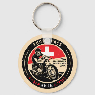 Porte-clés Passe Fuorn   Suisse   Motorcycle