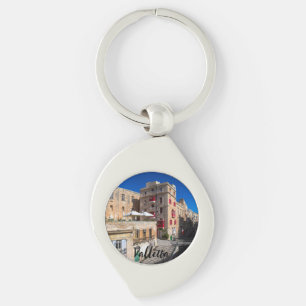 Porte-clés Passerelle, rue étroite avec escaliers à La Valett