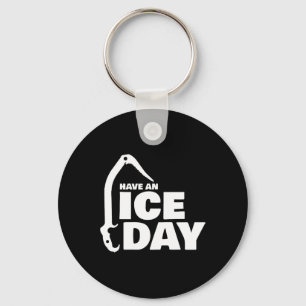 Porte-clés Passez une journée glaciale Funny Ice Climbing