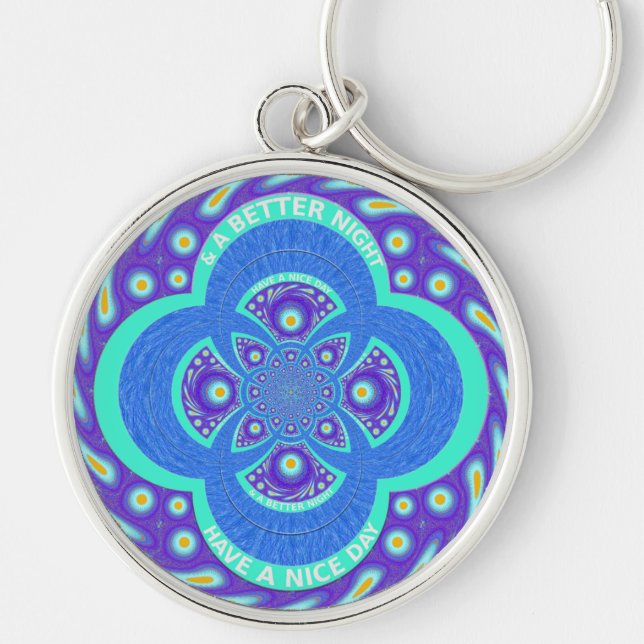 Porte-clés Passez une journée plus agréable (Devant)