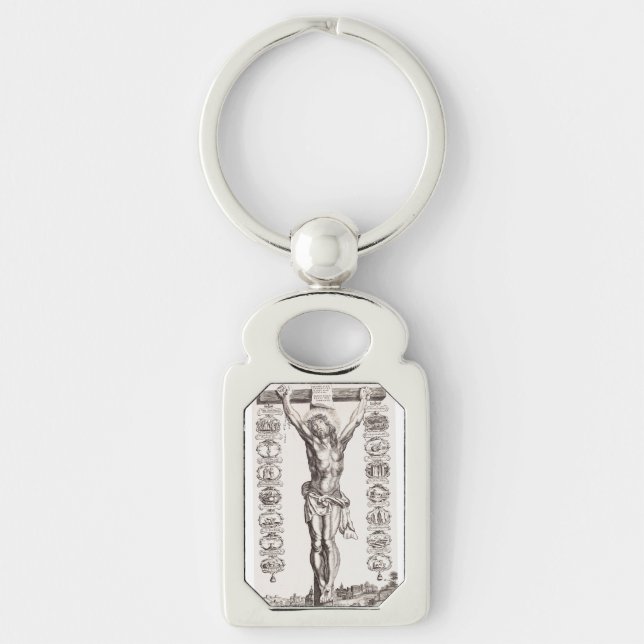 Porte-clés Passion de Jésus crucifixion du Christ (Devant)