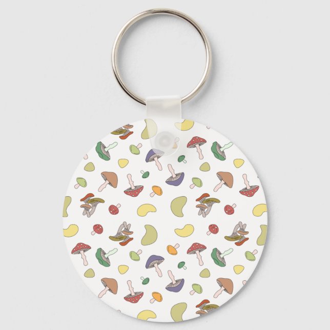 Porte-clés Pastel aux champignons (Recto)