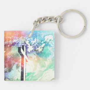 Porte-clés Pastel de la Sainte Croix Porte - clé en détresse