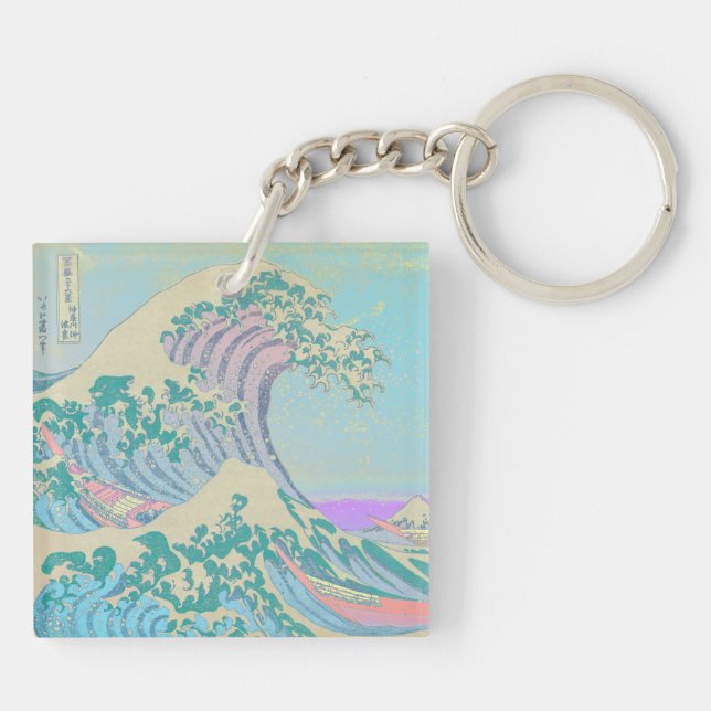 Porte-clés pastel Grande Vague (Dos)