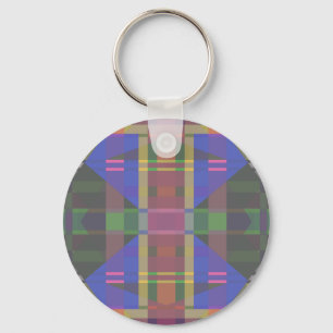 Porte-clés Pastel rainbow Colorful Geometric