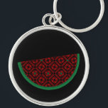 Porte-clés Pastèque de Palestine Broderie tatreez rouge<br><div class="desc">Ceci est une pastèque palestinienne traditionnelle Embrodery tatreez rouge Motif noir Pour les Palestiniens, les amateurs de Palestine Pro-Palestinien, ou, toute personne qui soutient la liberté, la justice et lutte contre l'injustice. A tous ceux qui soutiennent la juste cause palestinienne. Accroître et soutenir la libération de la Palestine et de...</div>