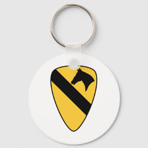 Porte-clés Patch de la 1re division de cavalerie patriotique