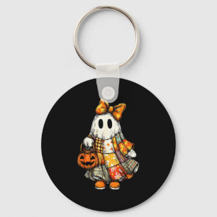 Porte-clés Patchwork de fantôme de Boo d'Halloween Couturière