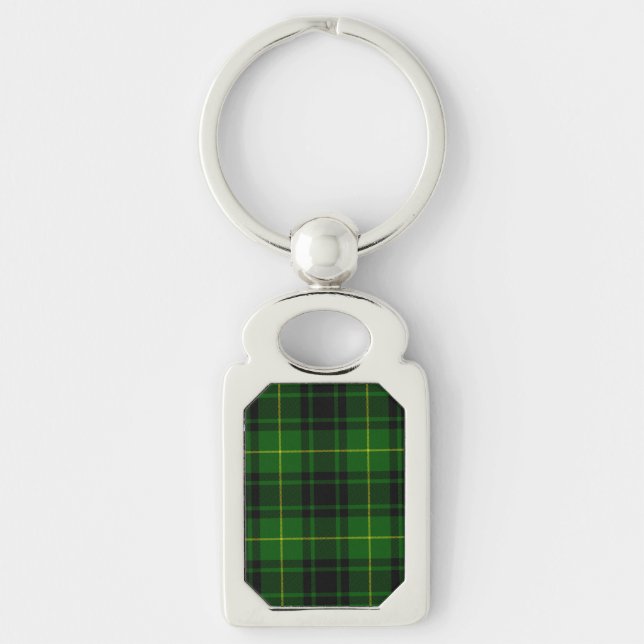 Porte-clés Pâte verte de tartan MacArthur (Devant)