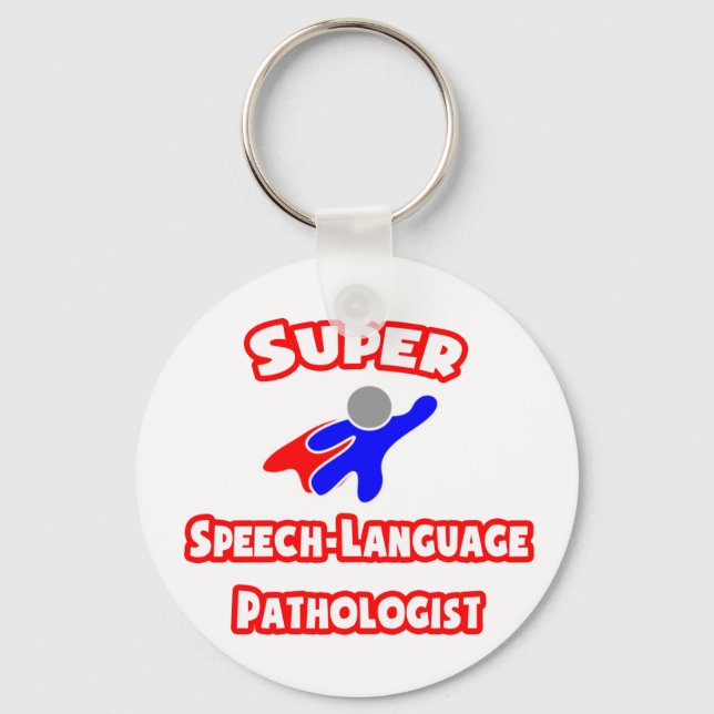Porte-clés Pathologiste de la langue vocale (Recto)