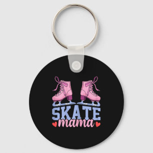 Porte-clés Patinage sur glace Maman Patineuse Maman Drôle Hiv