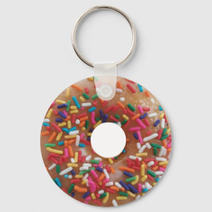Porte-clés Pâtisserie colorée et amusante avec de la Donut