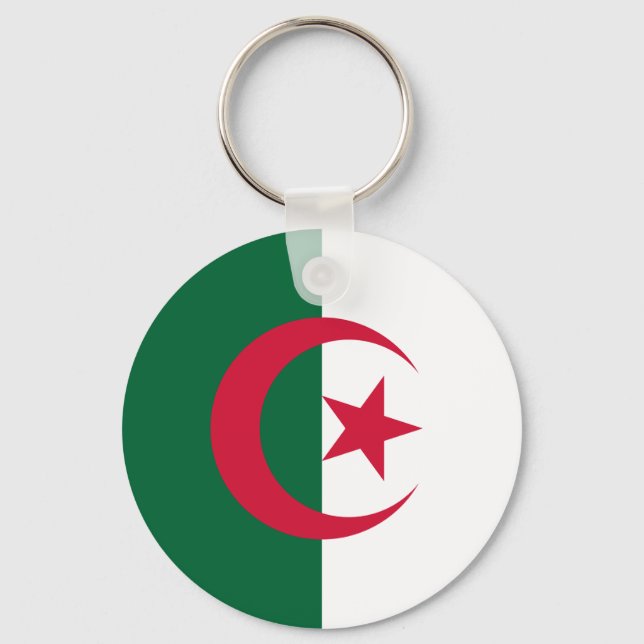 Porte-clés Patriotic Algerian Flag (Recto)