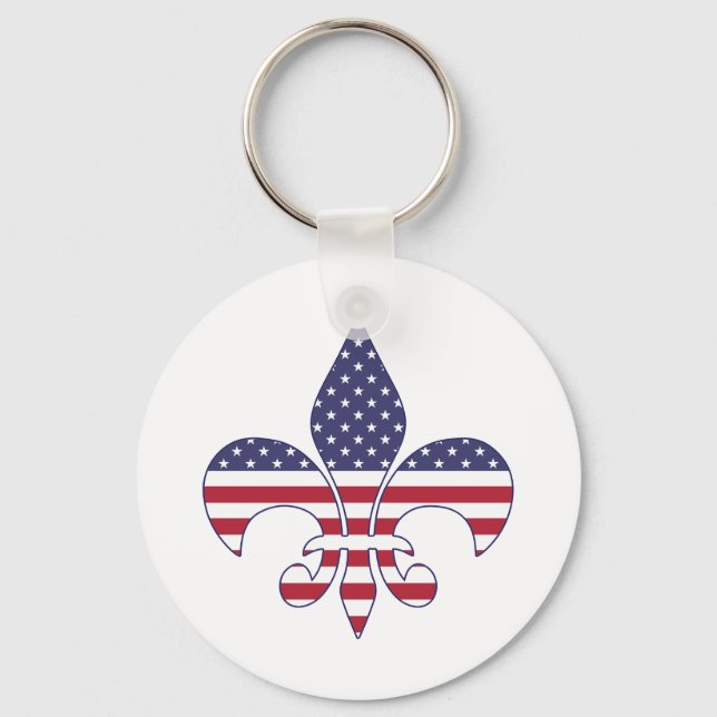 Porte-clés Patriotic American Flag (Recto)