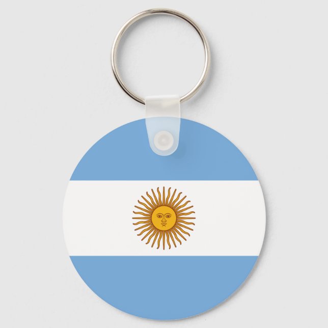 Porte-clés Patriotic Argentinian Flag (Recto)