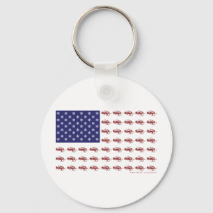 Porte-clés Patriotic Snowmobiling