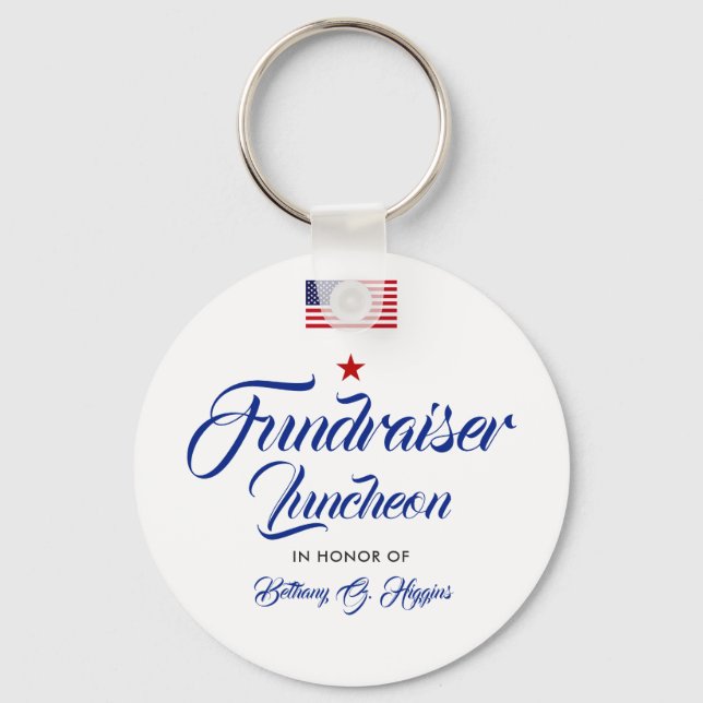 Porte-clés Patriotic Themed Event | American Flag Keychain (Recto)