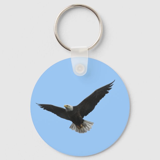 Porte-clés Patriotique d'aigle chauve (Recto)