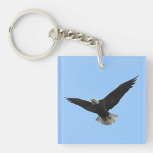 Porte-clés Patriotique d'aigle chauve