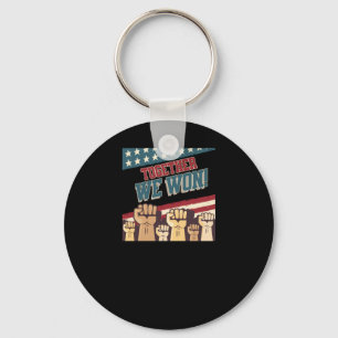 Porte-clés Patriotique Trump We Won Men Femmes Ados Enfant 47