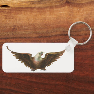 Porte-clés Patriotisme vintage American Bald Eagle Oiseau Vol