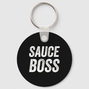 Porte-clés Patron de sauce Chef BBQ Cuisinier Nourriture Humo