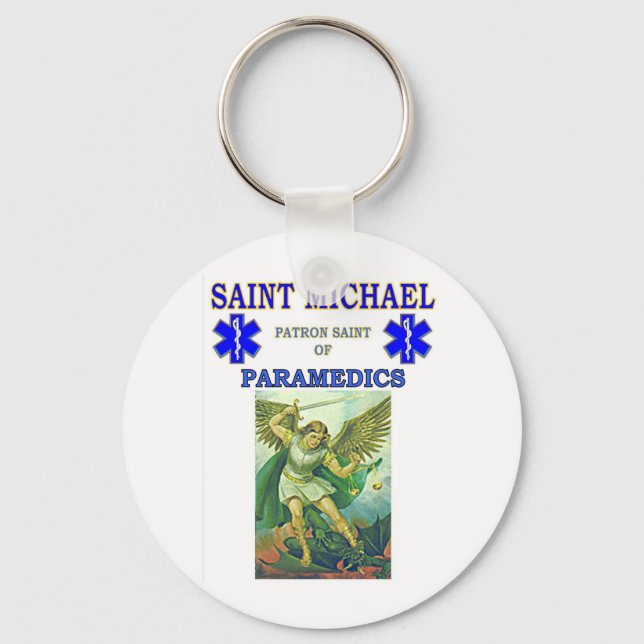PORTE-CLÉS PATRON SAINT DE PARAMEDICS (Recto)