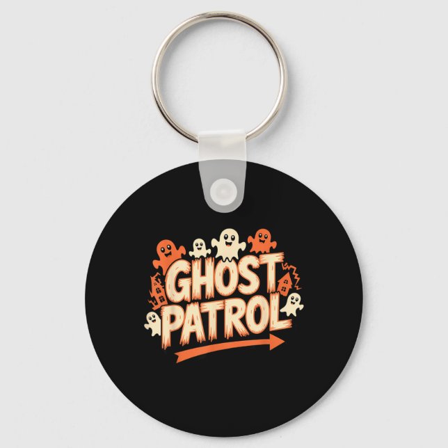 Porte-clés Patrouille de fantômes Halloween drôle de fantôme (Recto)