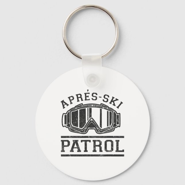 Porte-clés Patrouille de ski Apres (Recto)