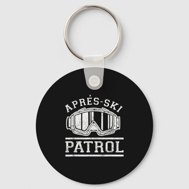 Porte-clés Patrouille de ski Apres (Recto)