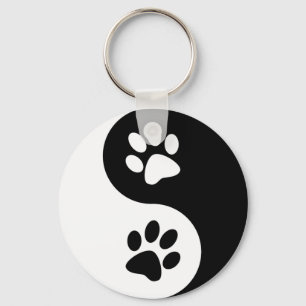 Porte-clés Pattes de chien de Yin Yang