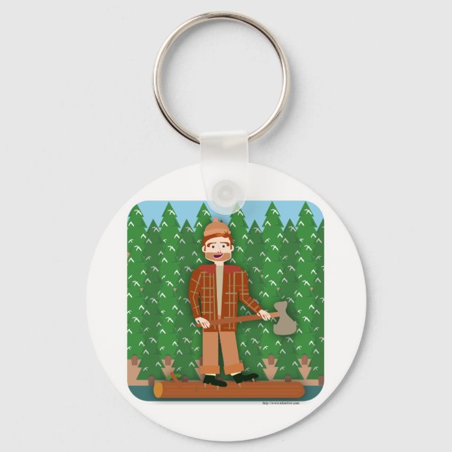 Porte-clés Paul Bunyan (Recto)