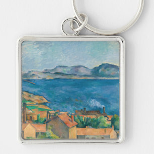 Porte-clés Paul Cezanne - Baie de Marseille, vue d'Estaque